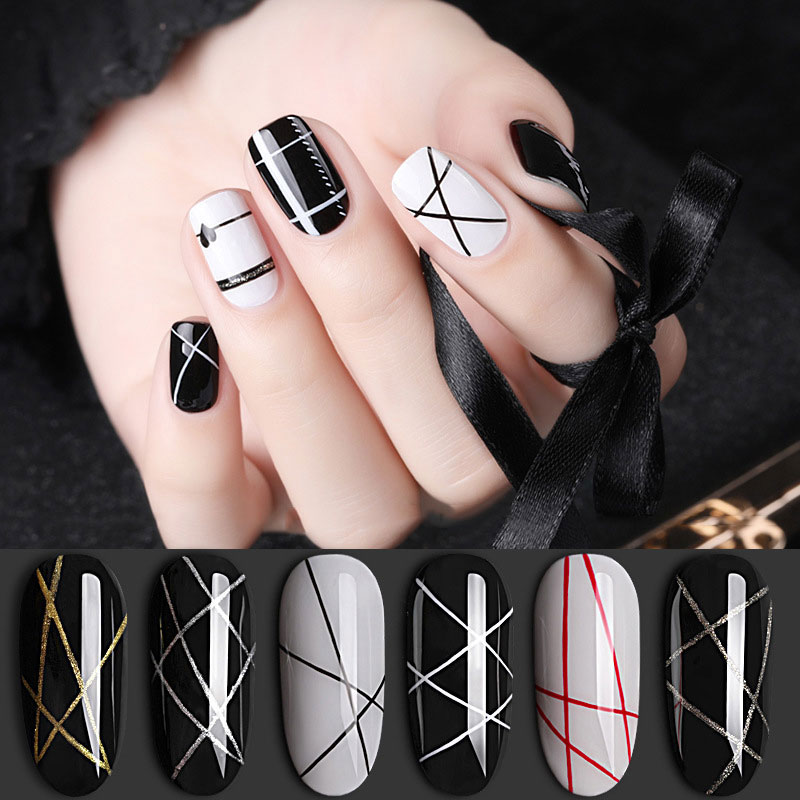 12 farger som maler negl gelpolish for linje