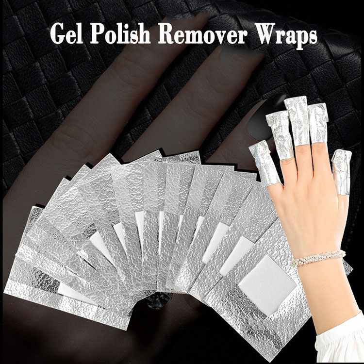 Gel neglelakkfjerner Wrap-folier