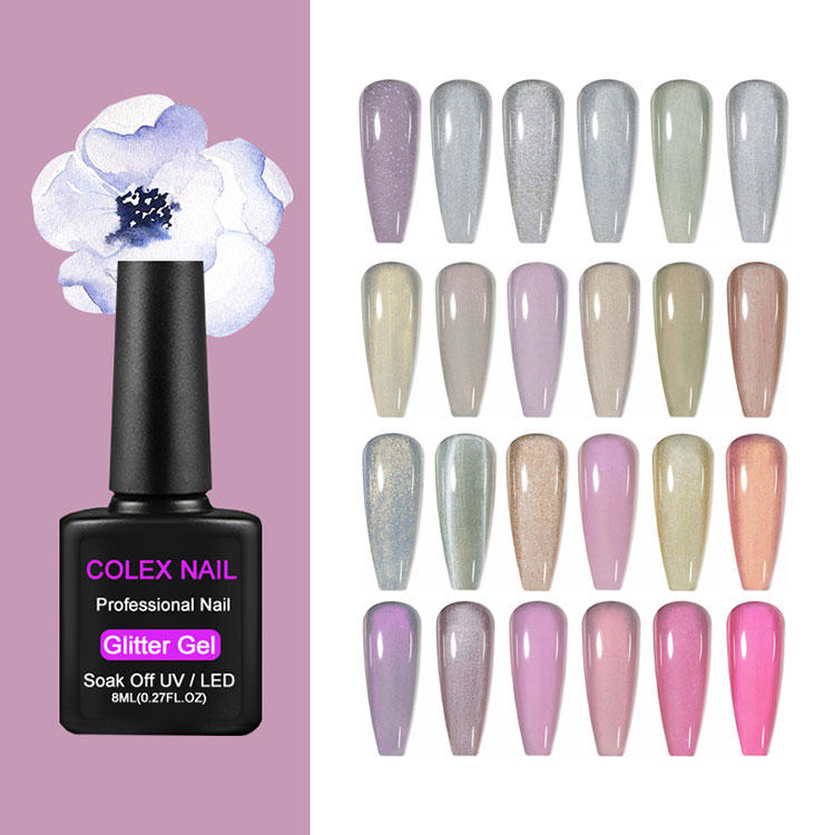 Lav lukt glitter gelpolish