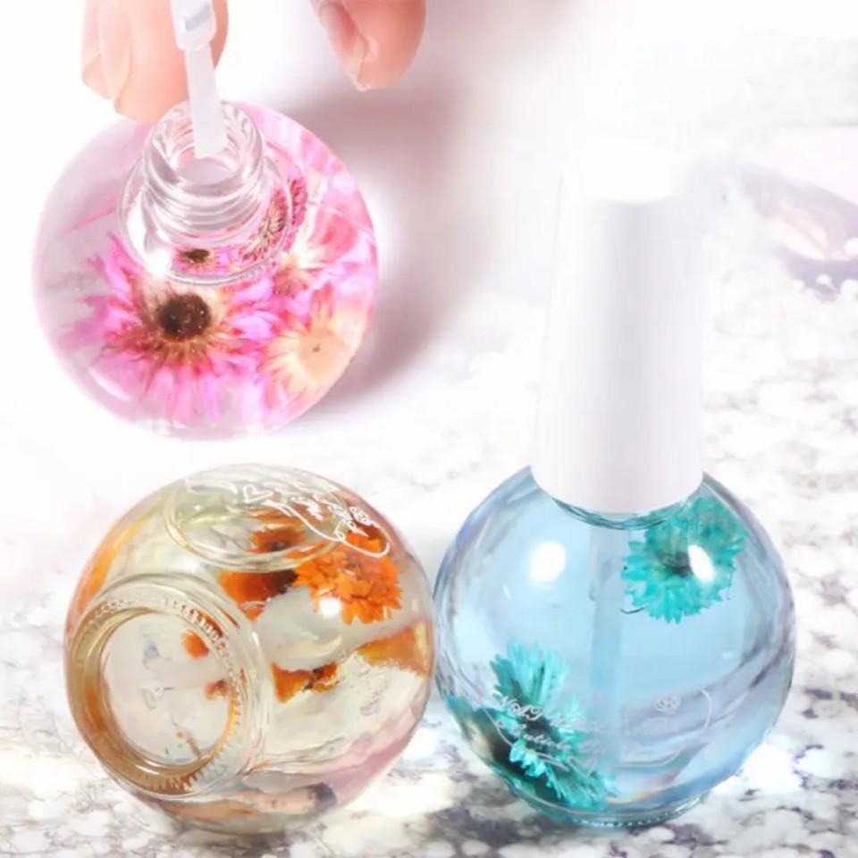 Nail Cuticle Oil For Neglepleie Med Tørket Blomst