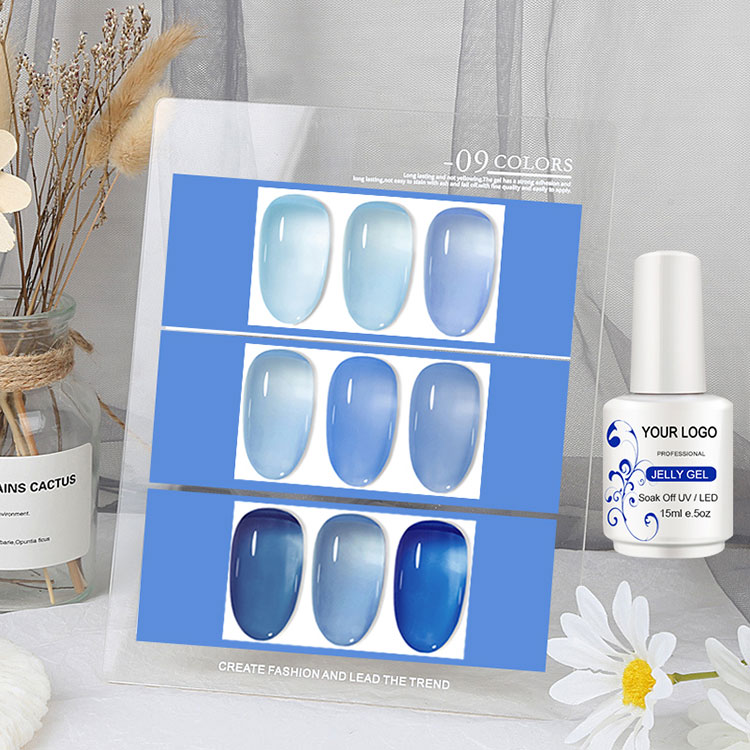 Naturlig farge isgelé gel spiker