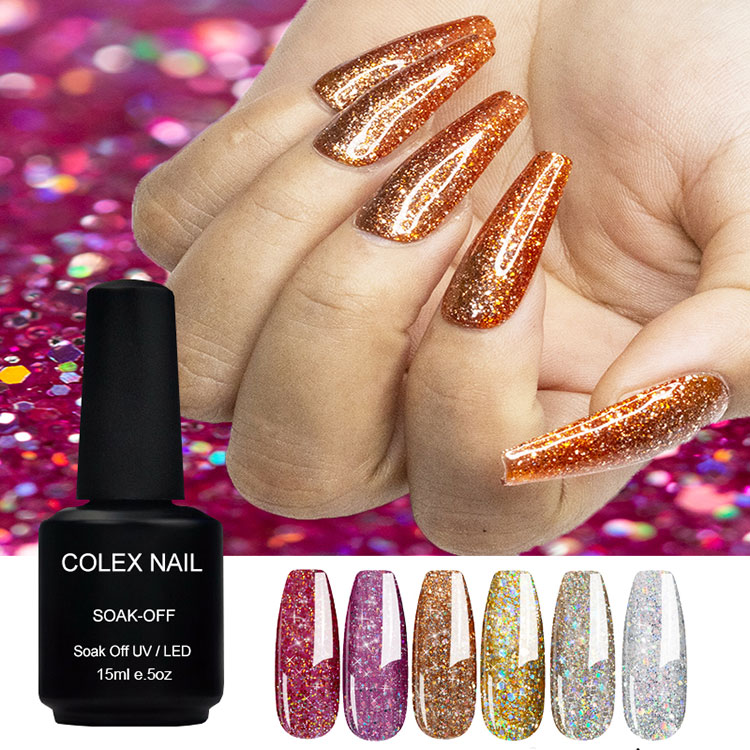 Luktfri glittergelpolish