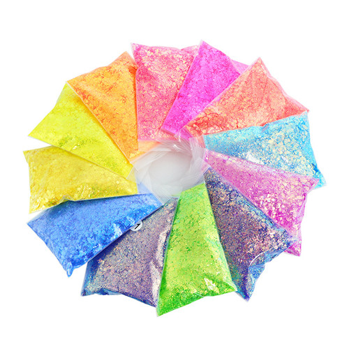 Paljetter Nail Powder Glitter Diy Negledekorasjon For Neglesalong